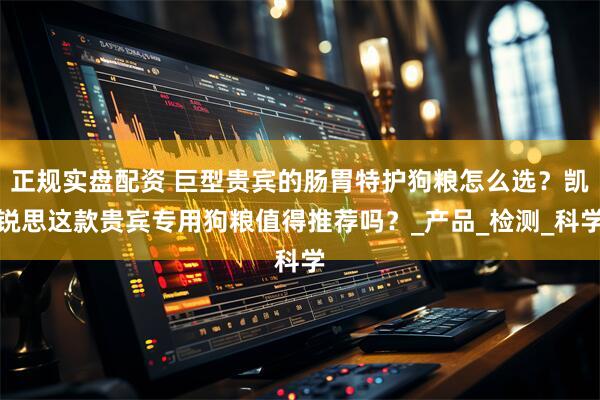 正规实盘配资 巨型贵宾的肠胃特护狗粮怎么选？凯锐思这款贵宾专用狗粮值得推荐吗？_产品_检测_科学